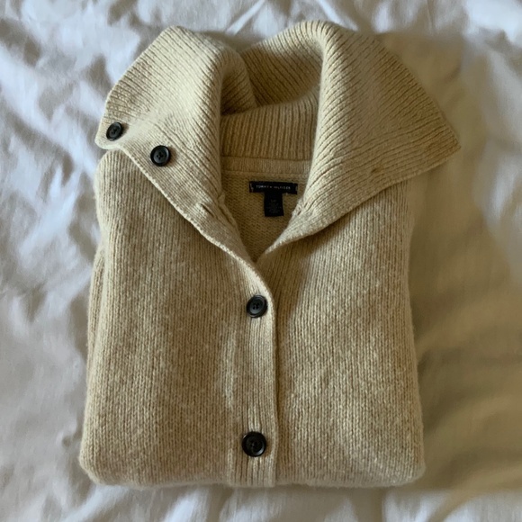 Tommy Hilfiger Button Down Knit Sweater Cardigan (Small) - Picture 7 of 7